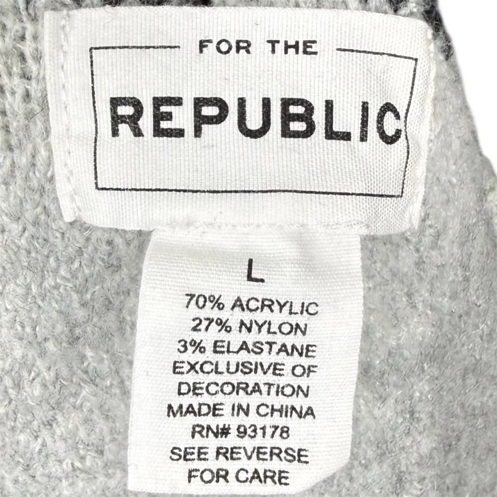 |EUC| FOR THE REPUBLIC Oversized Pullover Knit Sweater